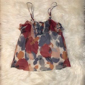 Floral Hollister tank top